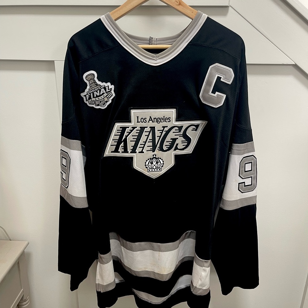 LA Kings Gretzky Stanley Cop Final Jersey